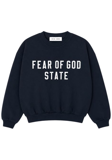 Felpa unisex nera in cotone FEAR OF GOD | 7855P25NERO